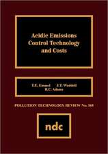 Acidic Emissions Control Technology and Costs