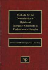 Methods for the Determination of Metals in Environmental Samples