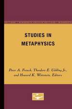 Studies in Metaphysics