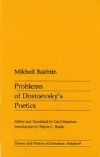 Problems of Dostoevsky’s Poetics