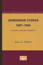 Johnsonian Studies, 1887-1950: A Survey and Bibliography