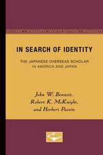 In Search of Identity: The Japanese Overseas Scholar in America and Japan