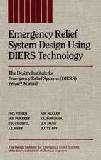 Emergency Relief System Design Using DIERS Technology – The Design Institute for Emergency Relief Systems (DIERS) Project Manual