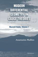 Modern Differential Geometry in Gauge Theories: Maxwell Fields, Volume I