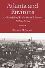 Atlanta and Environs: 1820s-1870s