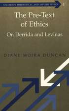 The Pre-Text of Ethics