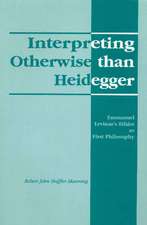 Interpreting Otherwise Than Heidegger