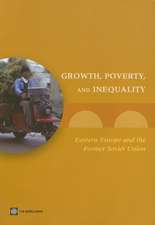 Growth, Poverty, and Inequality: Eastern Europe and the Former Soviet Union