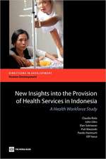 New Insights Into the Provision of Health Services in Indonesia: A Health Workforce Study