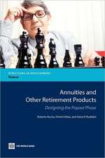 Annuities and Other Retirement Products: Designing the Payout Phase