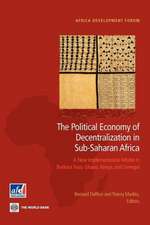 The Political Economy of Decentralization in Sub-Saharan Africa