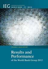 Results and Performance of the World Bank Group 2012