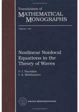 Nonlinear Nonlocal Equations in the Theory of Waves