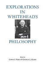 Explorations in Whitehead`s Philosophy