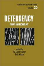 Detergency: Theory and Technology