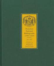 Hawaiian National Bibliography, Vol 3: 1851-1880