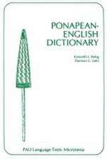 Ponapean-English Dictionary