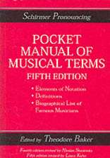 Pocket Manual of Musical Terms