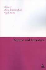 Adorno and Literature