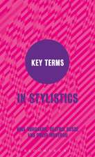 Key Terms in Stylistics