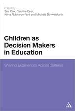 Children as Decision Makers in Education: Sharing Experiences Across Cultures