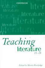 Teaching Literature, 11-18