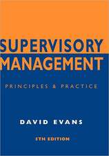 Evans, D: Supervisory Management