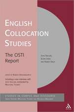 English Collocation Studies: The OSTI Report