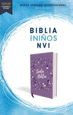 Biblia para Niños NVI, Texto revisado 2022, Leathersoft, Lavanda, Comfort Print