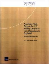 American Public Support for U.S. Military Operations from Mogadishu to Baghdad