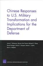 Chinese Responses to U.S. Military Transformation and Implications for the Department of Defense