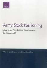 ARMY STOCK POSITIONING HOW CANPB