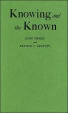 Knowing and the Known