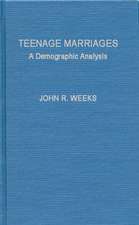 Teenage Marriages: A Demographic Analysis