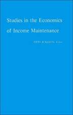 Studies in the Economics of Income Maintenance.