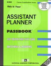 Assistant Planner: Passbooks Study Guide