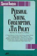 Personal Saving, Consumption, and Tax Policy