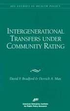 Intergenerational Transfers Under Community Rating