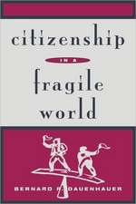 Citizenship in a Fragile World