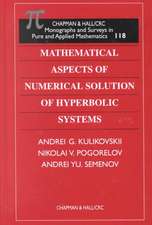Mathematical Aspects of Numerical Solution of Hyperbolic Systems