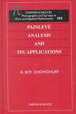 Painleve Analysis and Its Applications