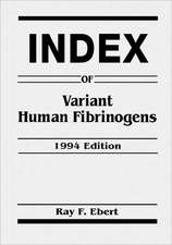 Index of Variant Human Fibrinogens