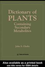 Directory Of Plants Containing Secondary Metabolites