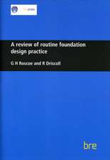 A Review of Routine Foundation Design Practice: (Br 104)