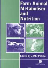 Farm Animal Metabolism and Nutrition