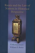 Butler, W: Russia and the Law of Nations in Historical Persp