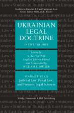 Ukrainian Legal Doctrine: Volume 5(2): Judicial Law, Penal L