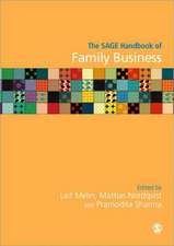 The SAGE Handbook of Family Business