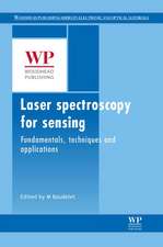 Laser Spectroscopy for Sensing: Fundamentals, Techniques and Applications