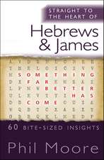 Straight to the Heart of Hebrews and James – 60 bite–sized insights